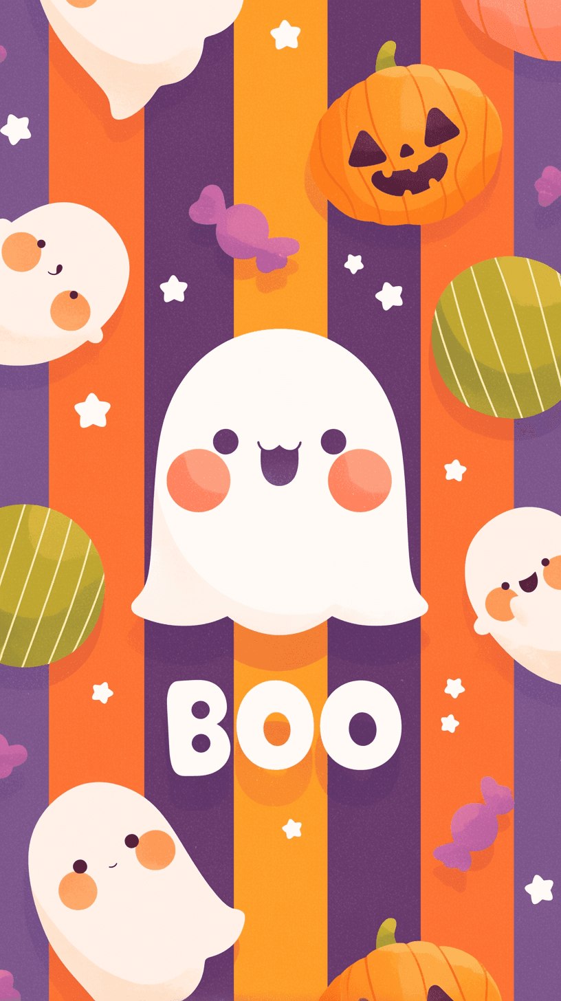 Halloween Ghost 1199 original repeating artwork