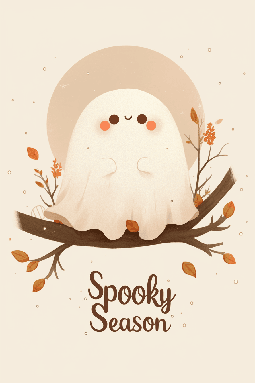 Halloween Ghost 942 original repeating artwork