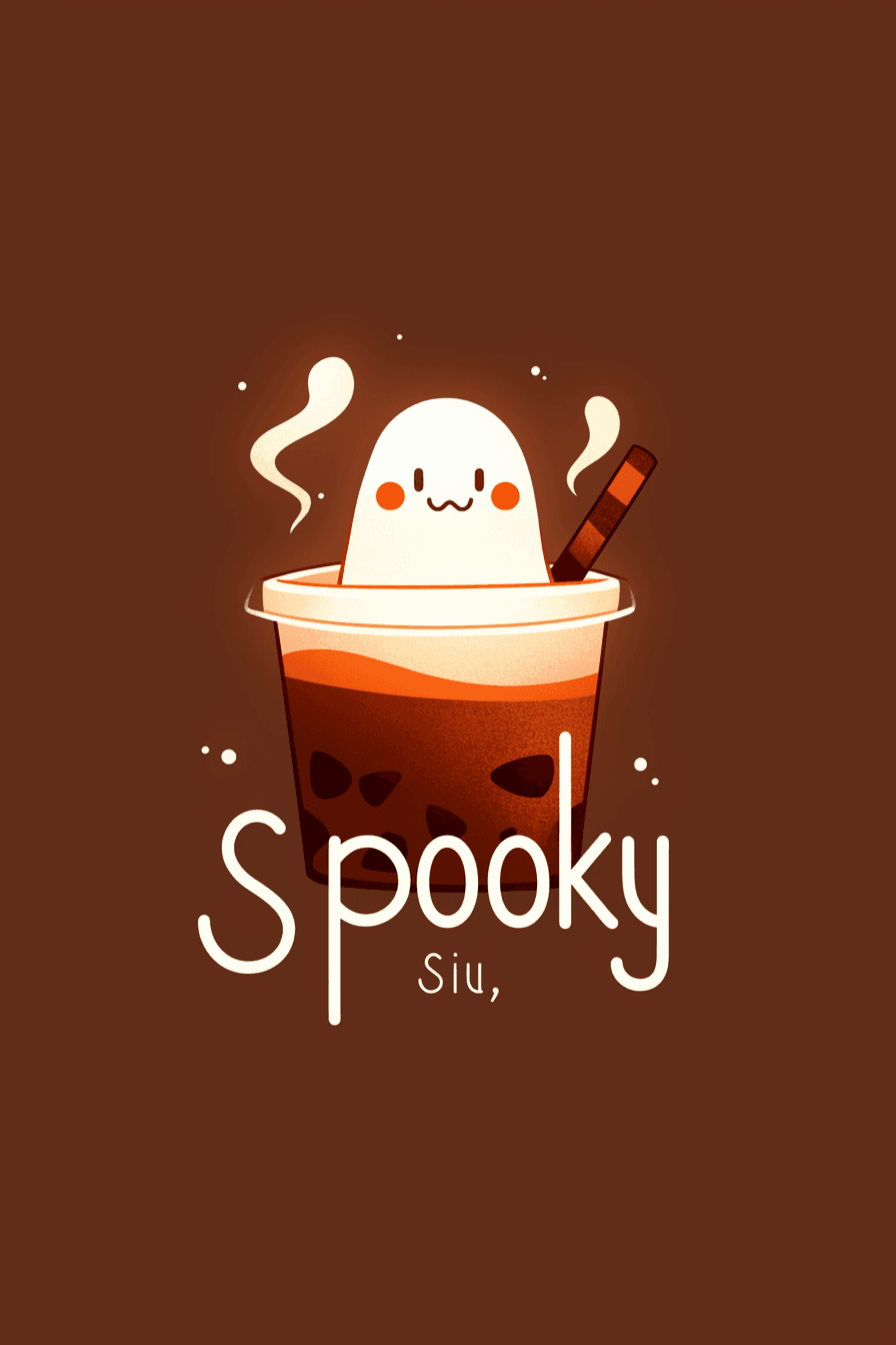 Halloween Ghost 721 original repeating artwork