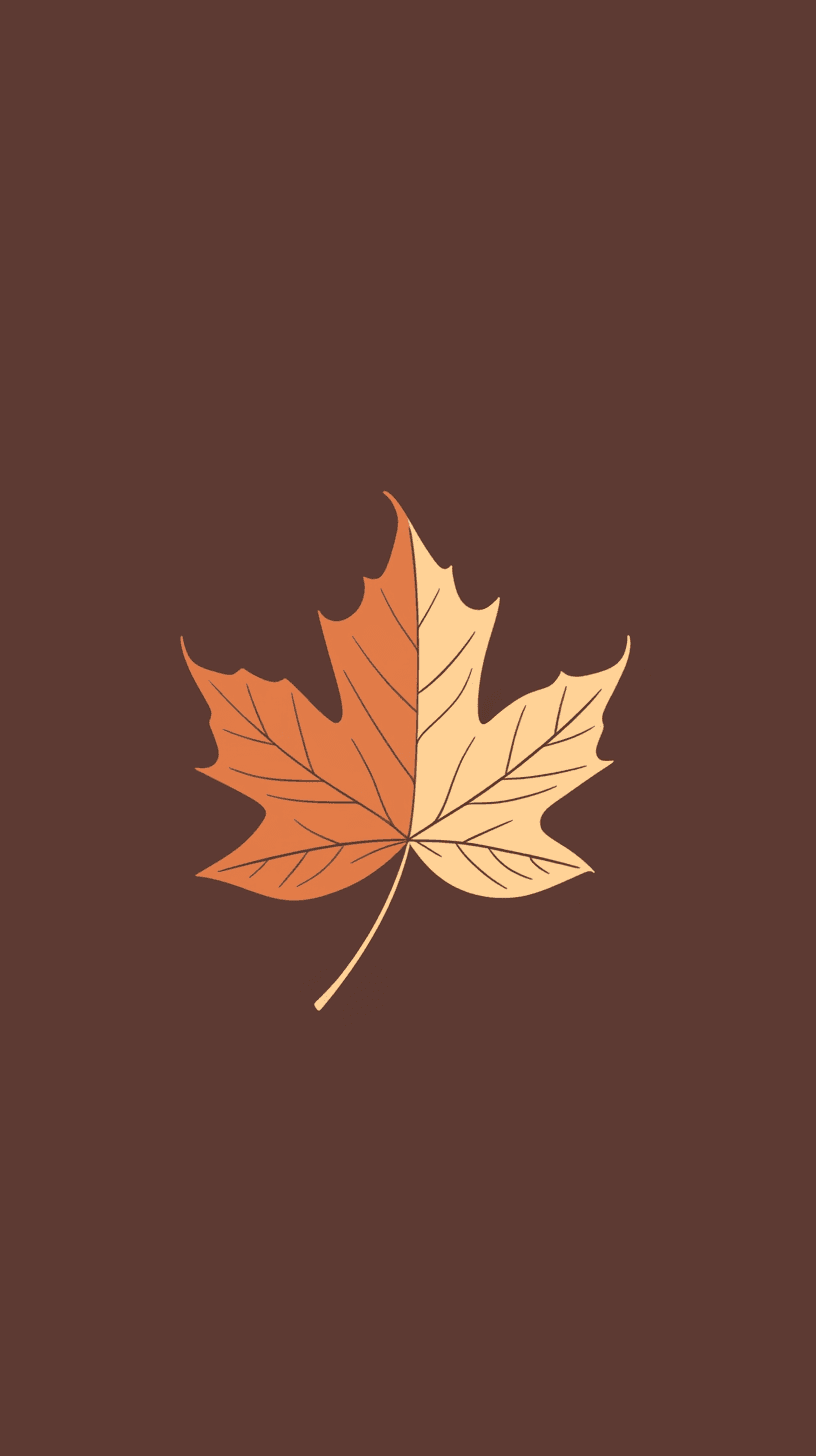 Halloween Leaves Tribe original repeating artwork