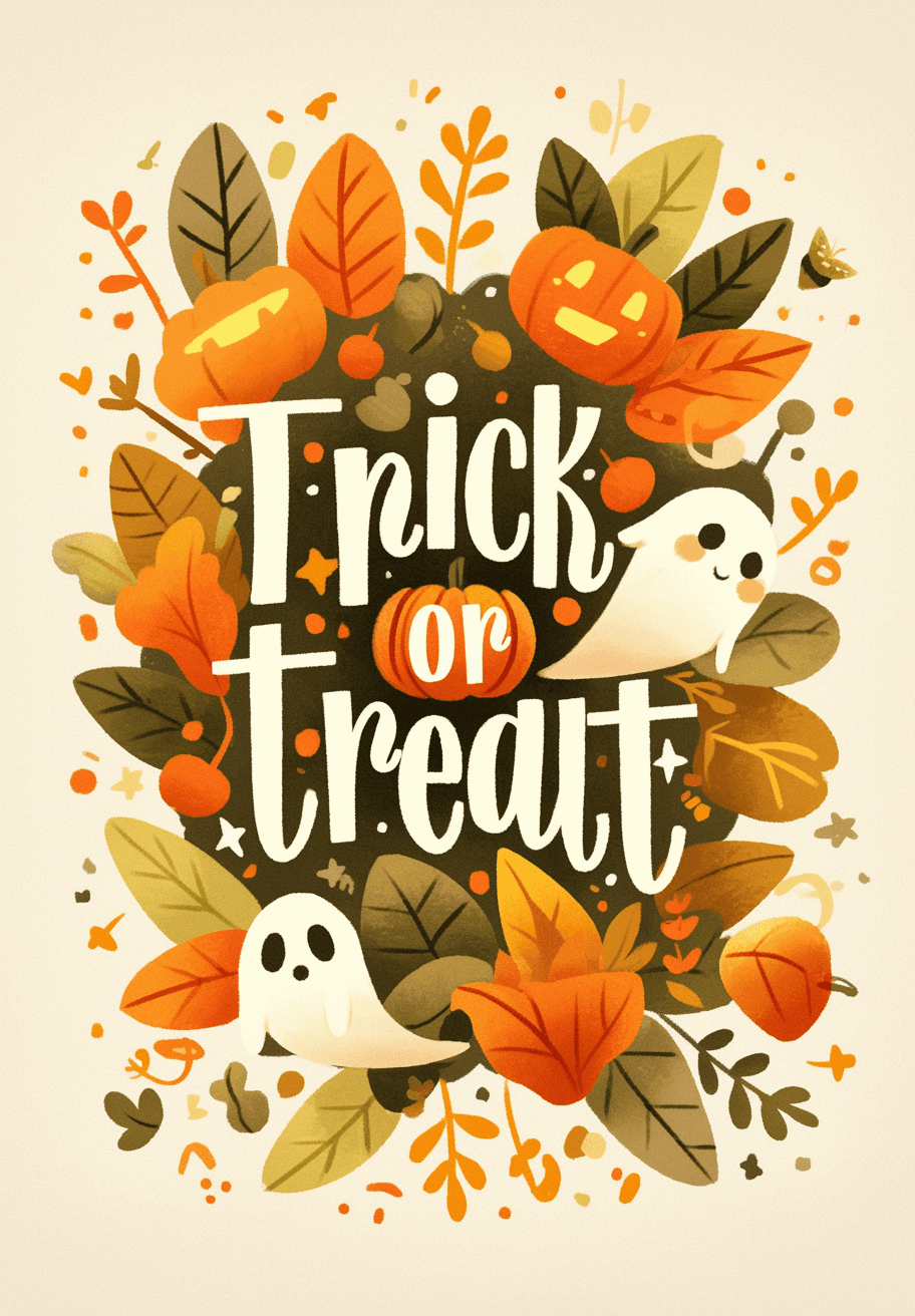 Halloween Ghost 1083 original repeating artwork