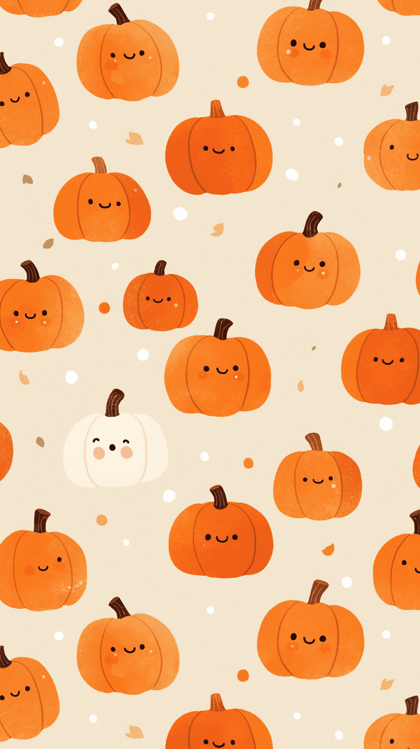 Halloween Pumpkin 116 original repeating artwork