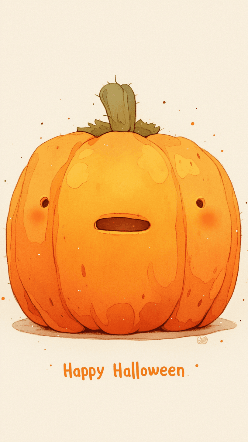 Halloween Pumpkin 361 original repeating artwork