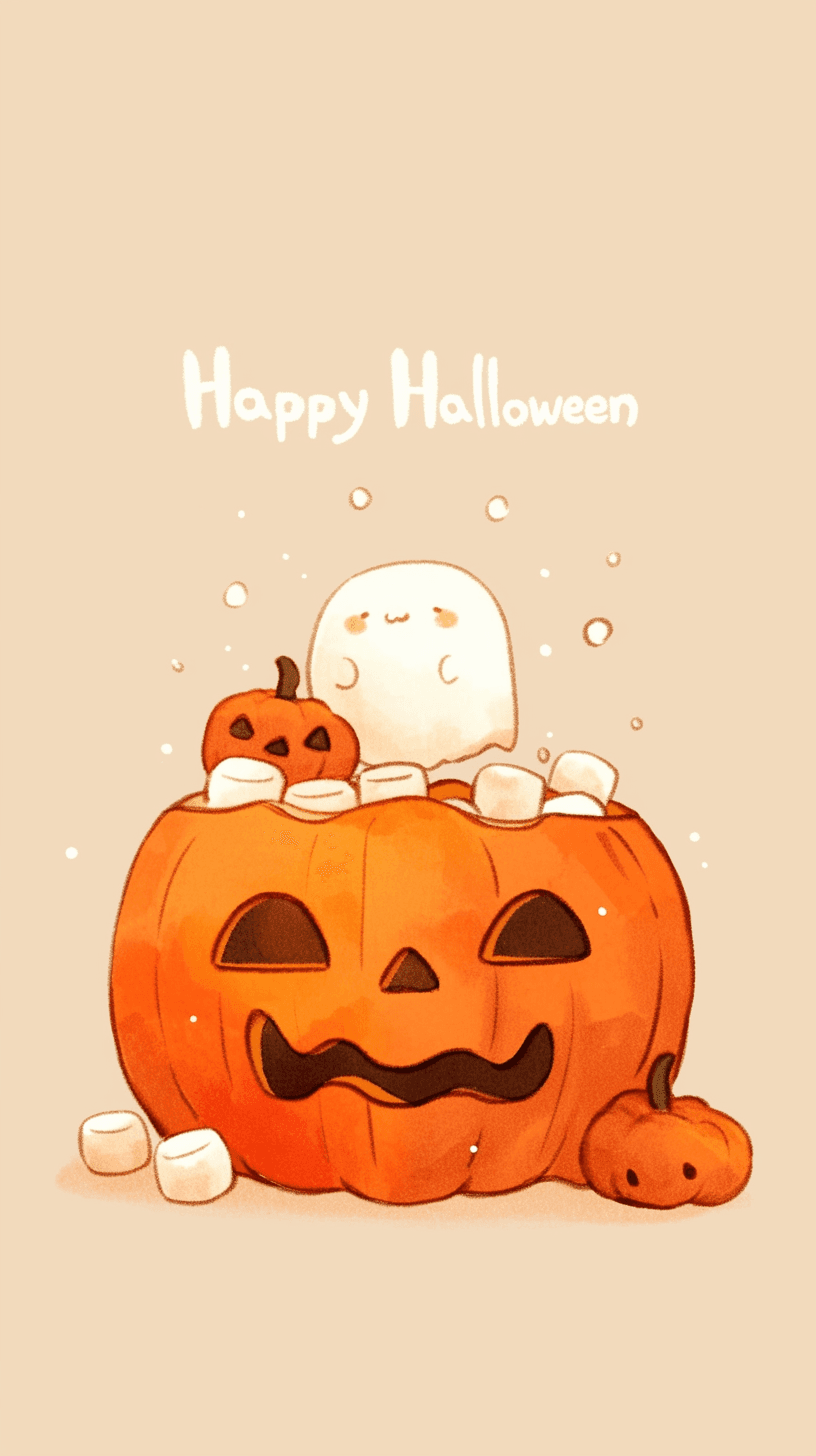 Halloween Pumpkin 495 original repeating artwork