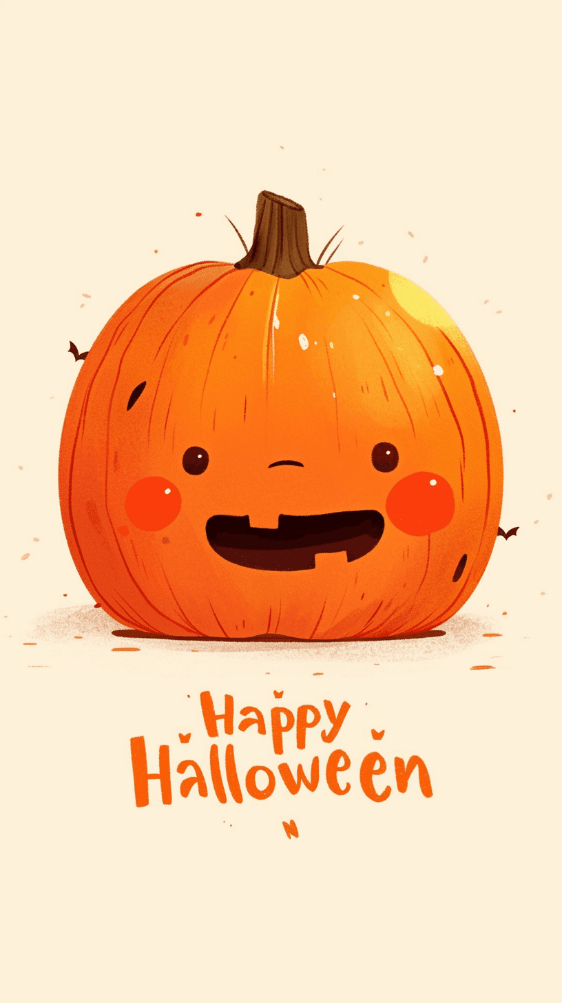 Halloween Pumpkin 004 original repeating artwork