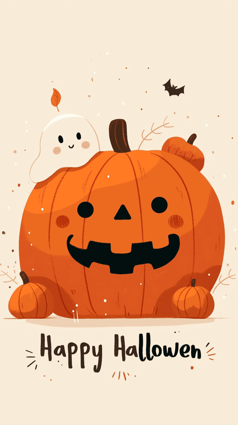 Halloween Pumpkin 462 original repeating artwork