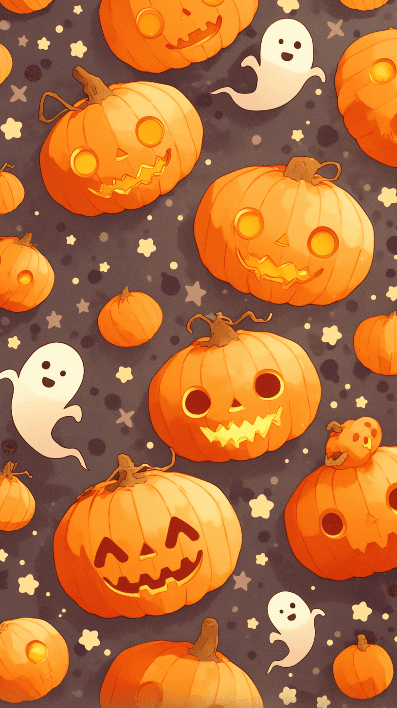 Halloween Ghost 1081 original repeating artwork