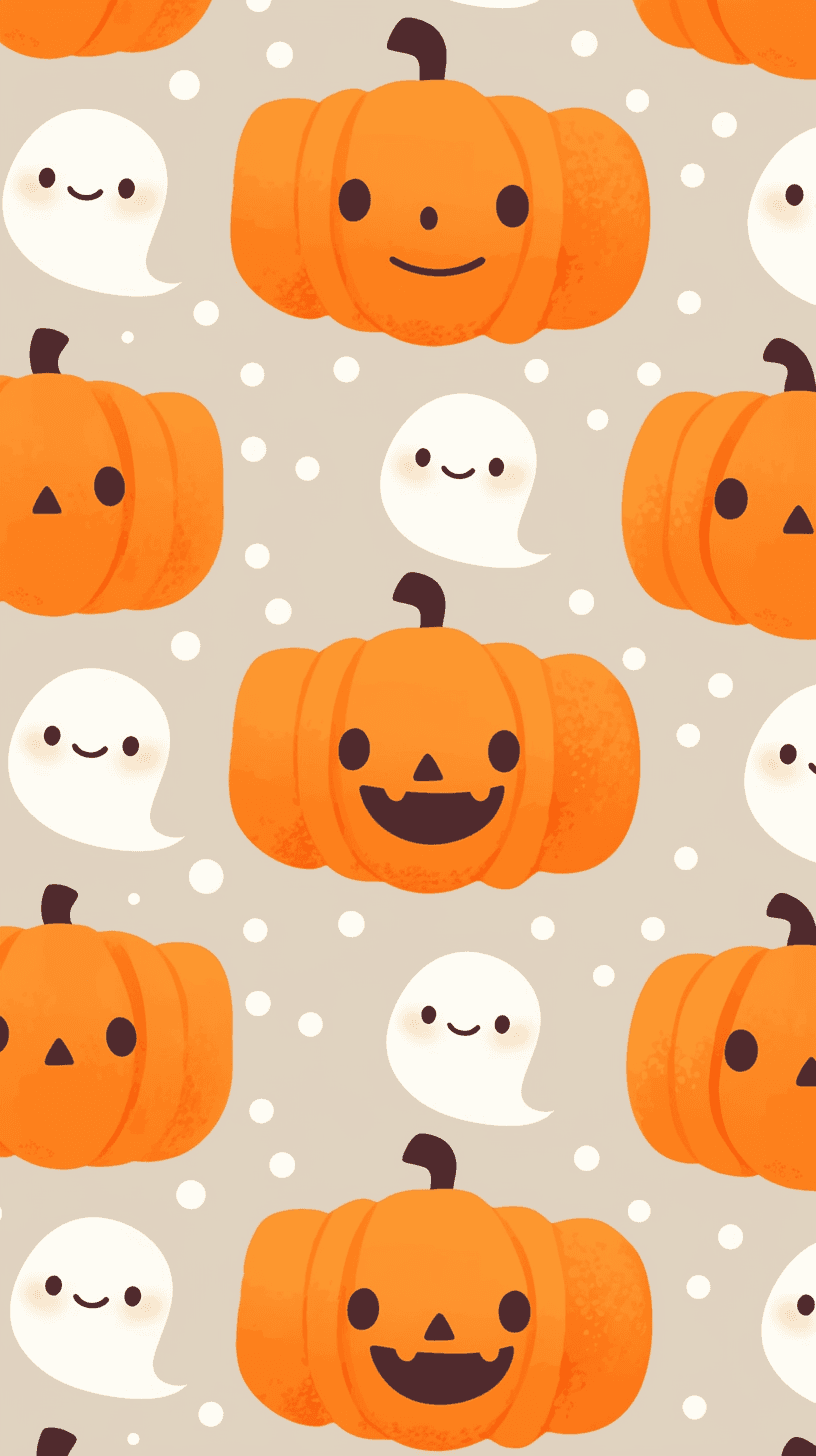 Halloween Ghost 355 original repeating artwork