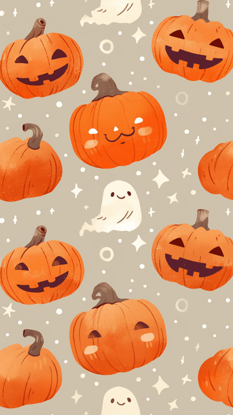 Halloween Ghost 1608 original repeating artwork