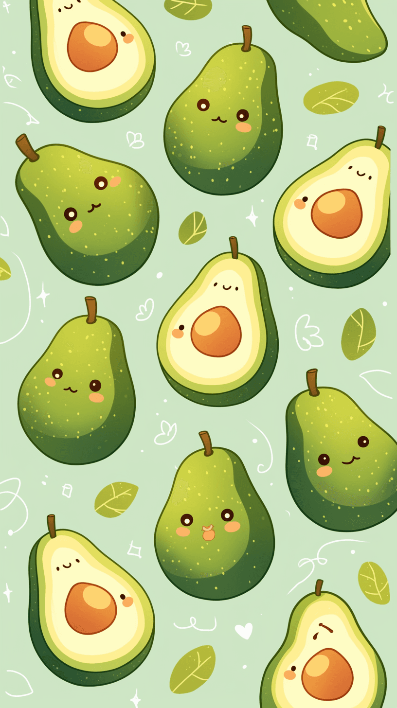 Avocado 002 original repeating artwork