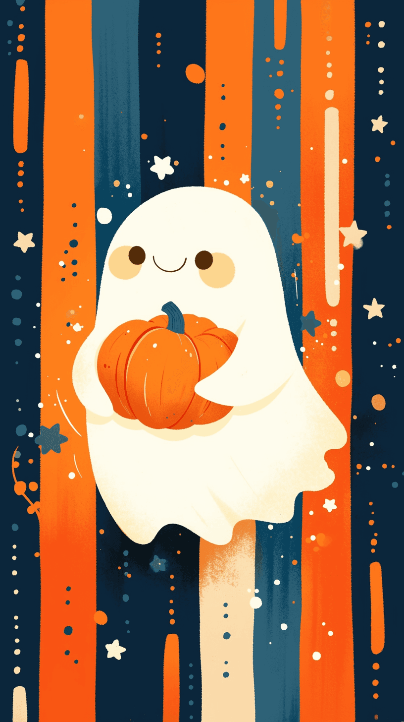 Halloween Ghost 1080 original repeating artwork