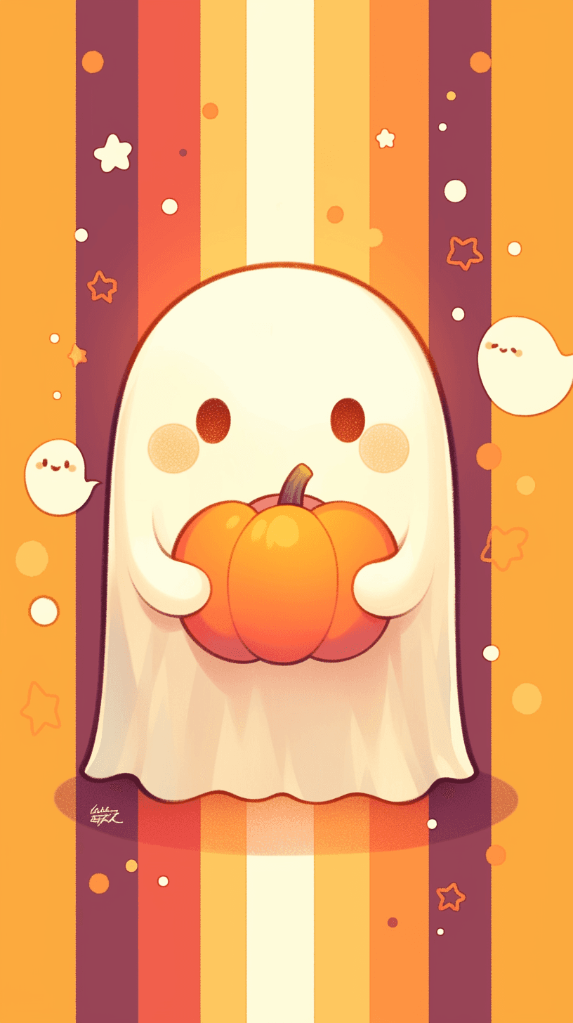 Halloween Ghost 941 original repeating artwork