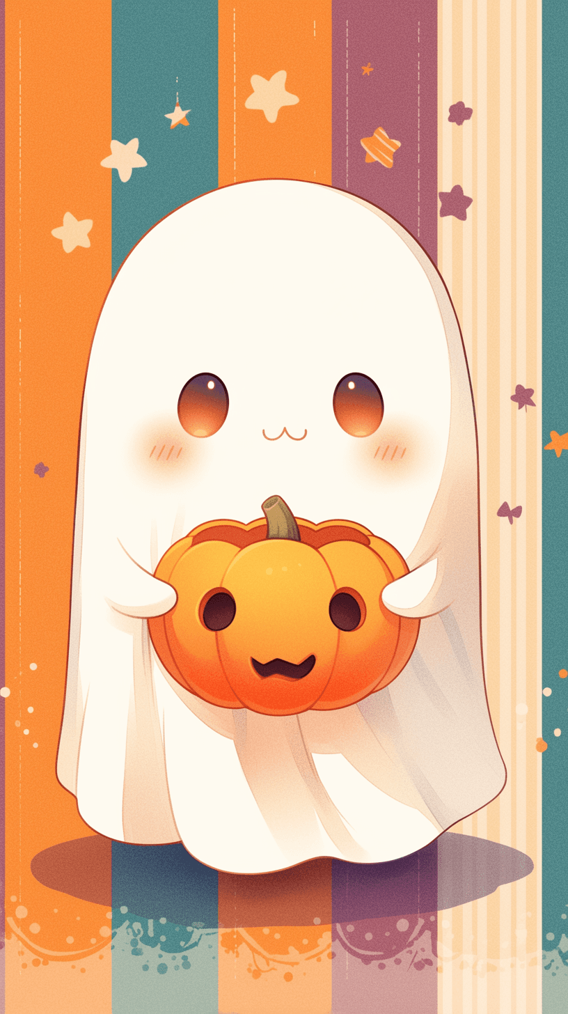 Halloween Ghost 846 original repeating artwork
