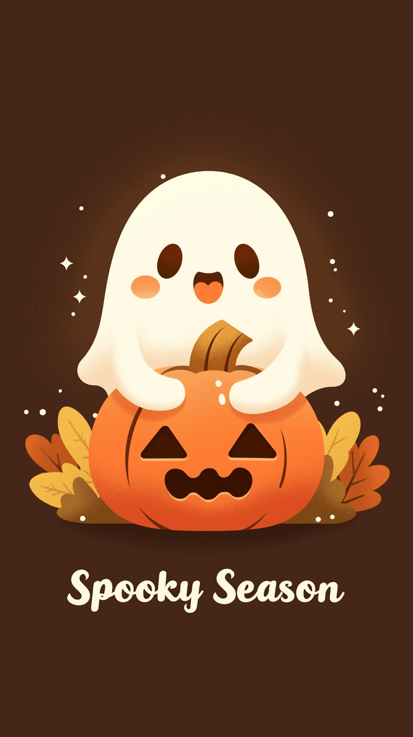 Halloween Ghost 031 original repeating artwork