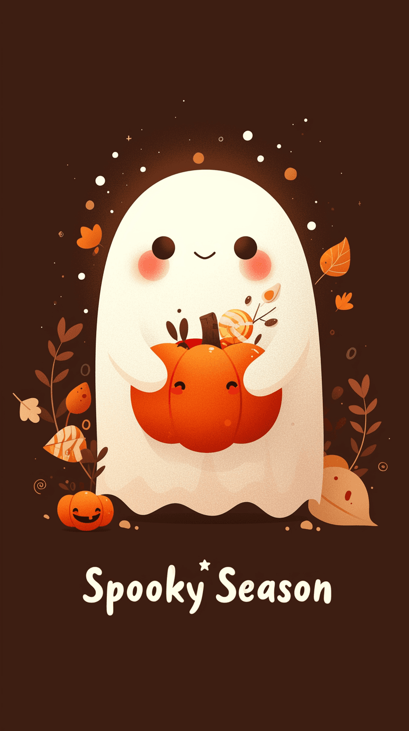 Halloween Ghost 423 original repeating artwork