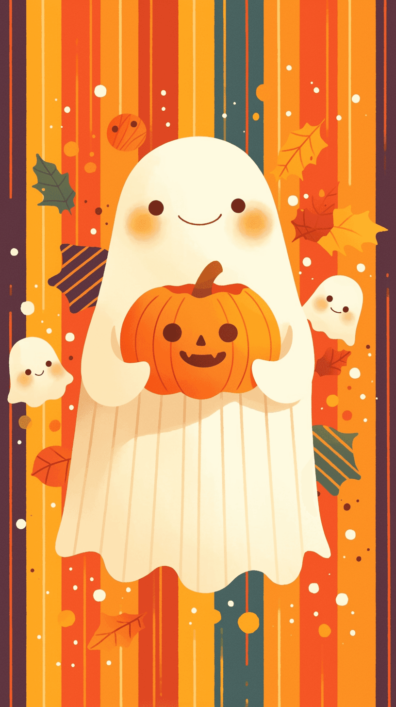 Halloween Ghost 1246 original repeating artwork