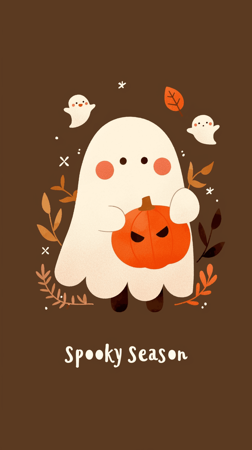 Halloween Ghost 1335 original repeating artwork