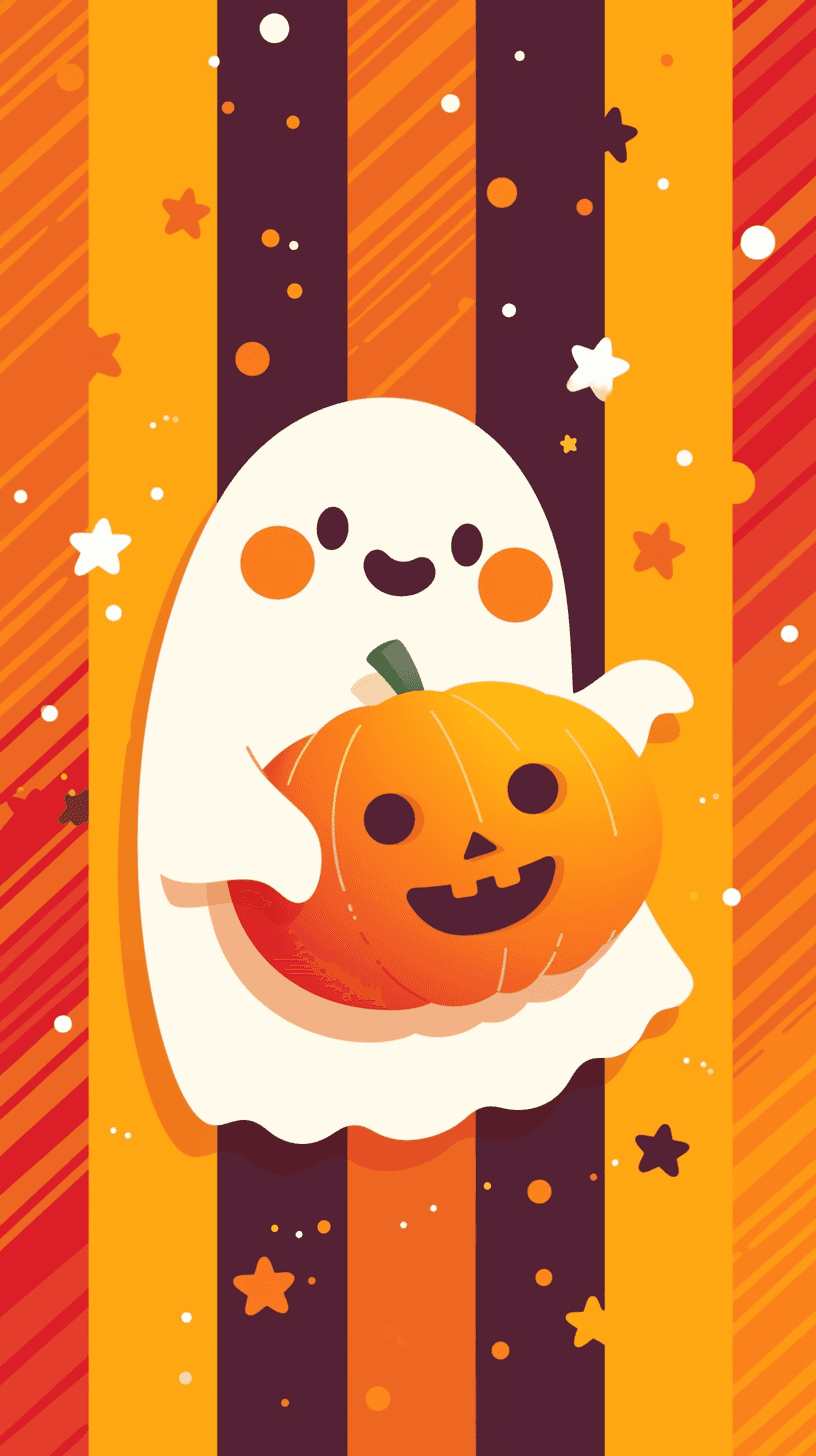 Halloween Ghost 1245 original repeating artwork