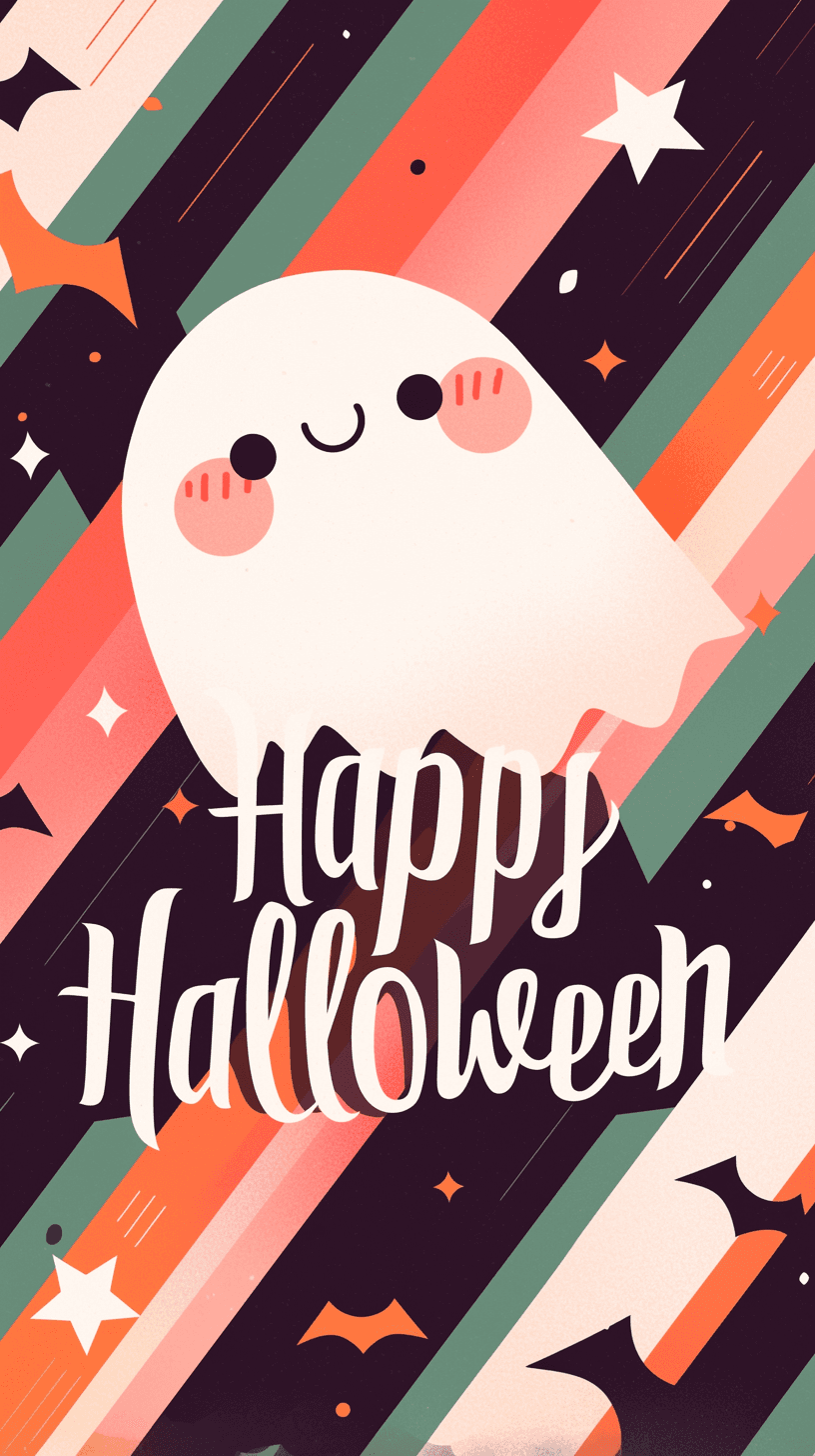 Halloween Ghost 1078 original repeating artwork