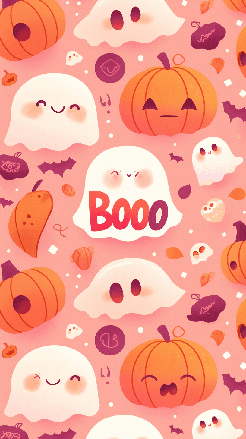 Halloween Ghost 325 original repeating artwork
