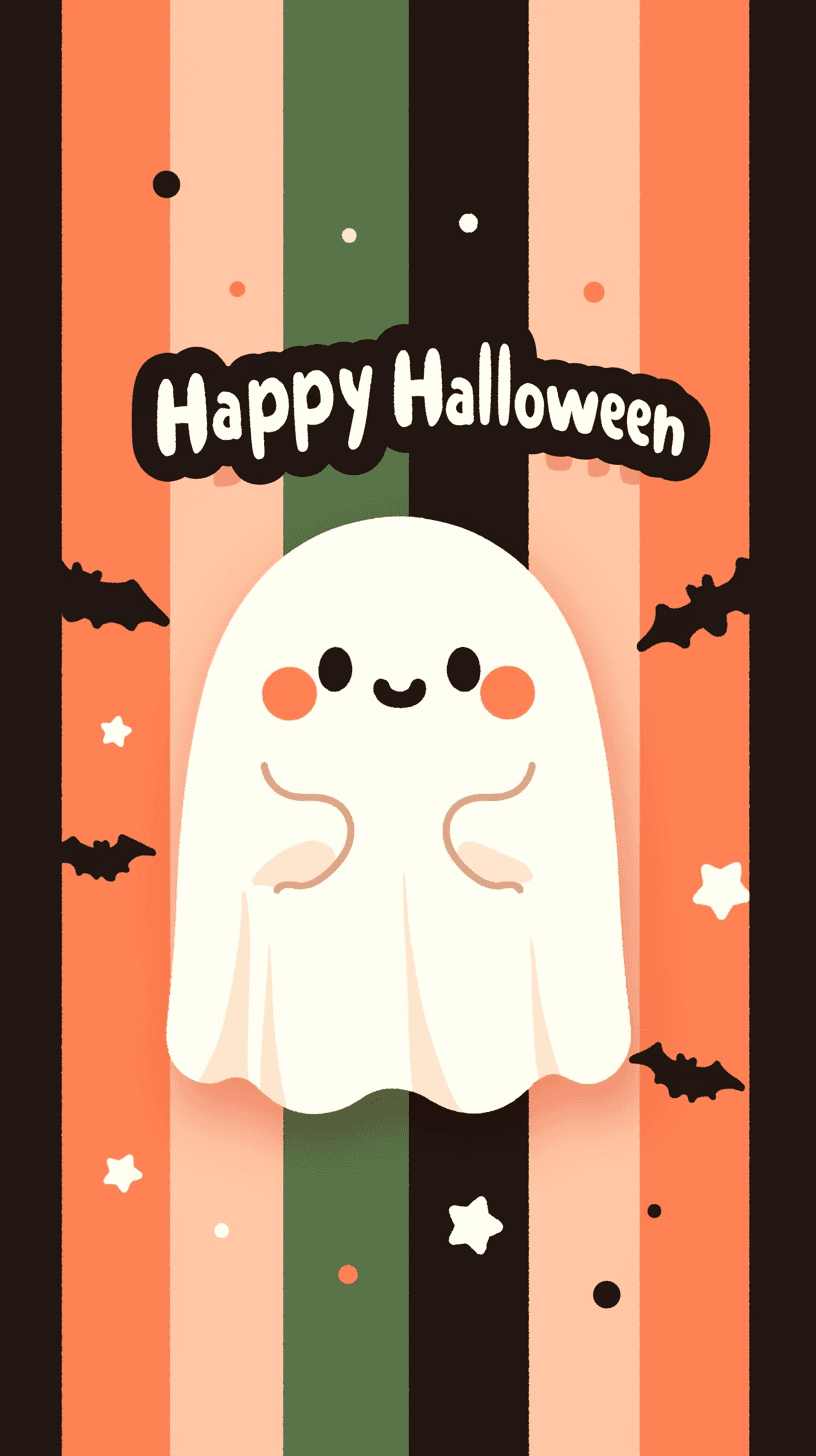 Halloween Ghost 750 original repeating artwork