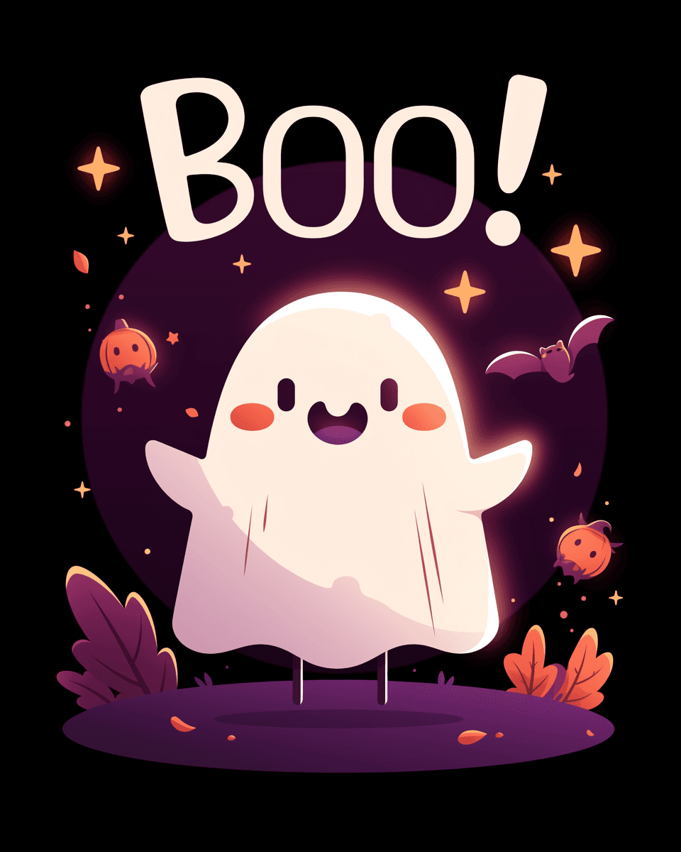 Halloween Ghost 845 original repeating artwork