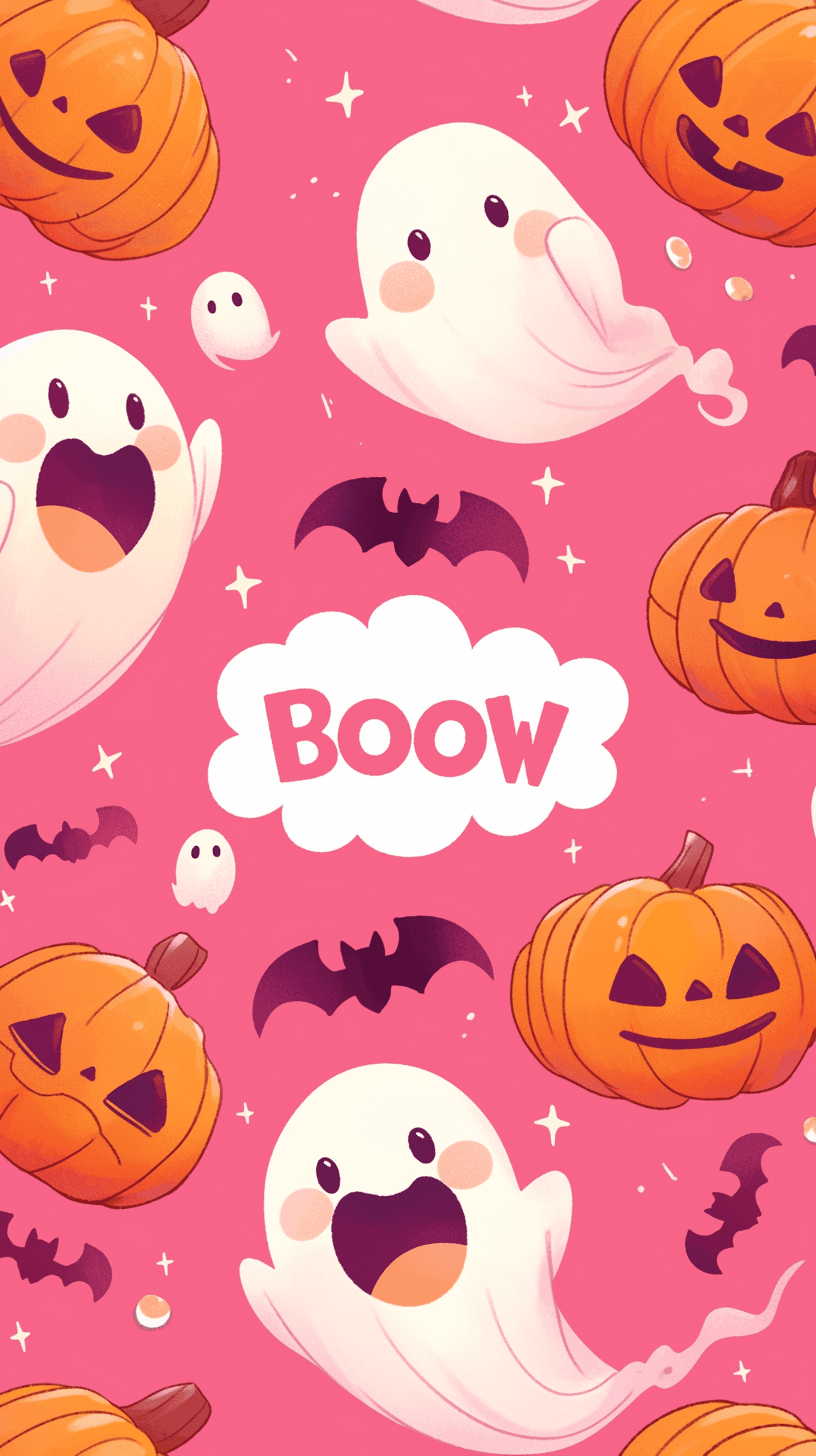 Halloween Ghost 1607 original repeating artwork