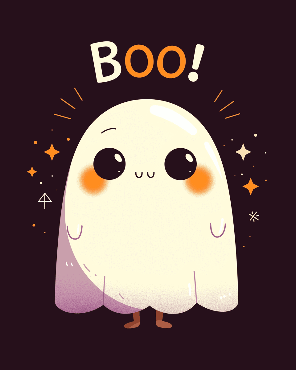 Halloween Ghost 877 original repeating artwork
