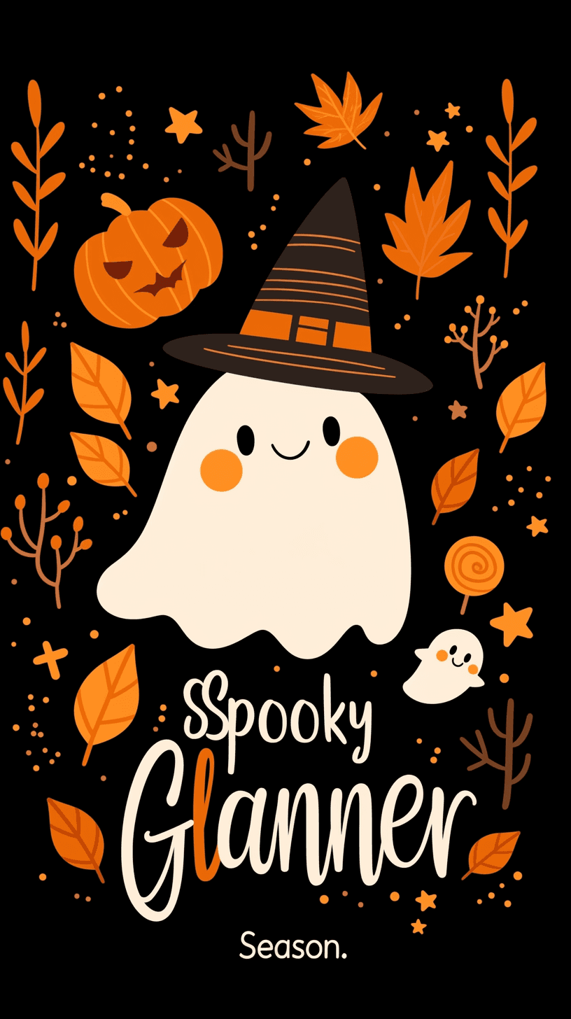 Halloween Ghost 1049 original repeating artwork