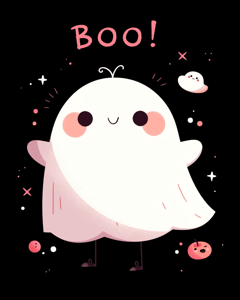 Halloween Ghost 490 original repeating artwork