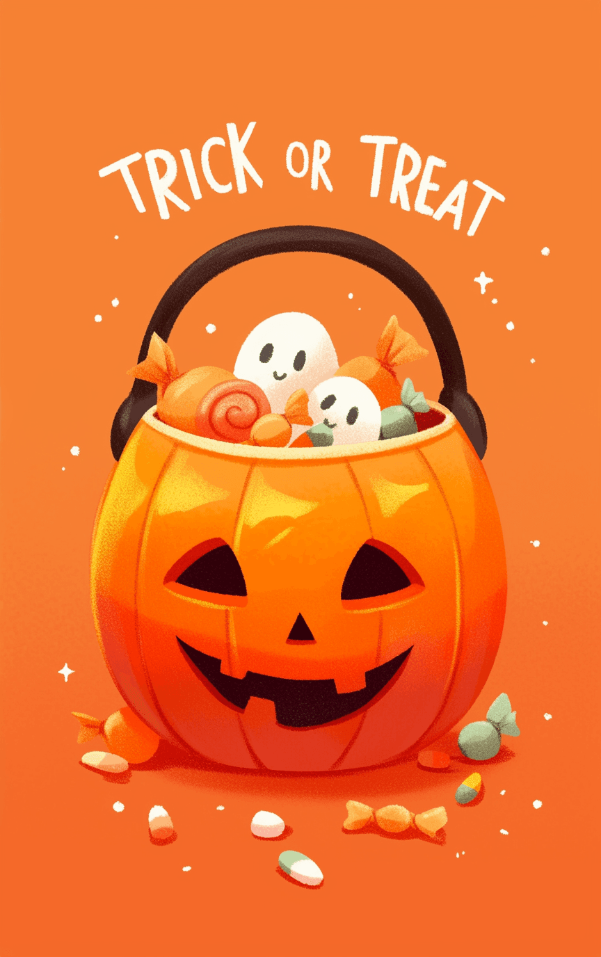 Halloween Ghost 1073 original repeating artwork