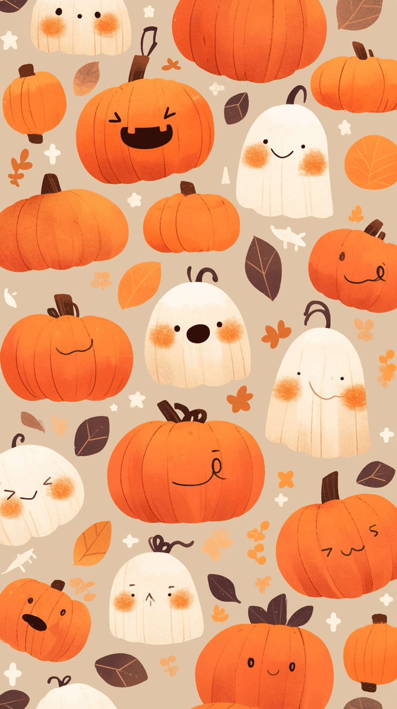 Halloween Ghost 1334 original repeating artwork