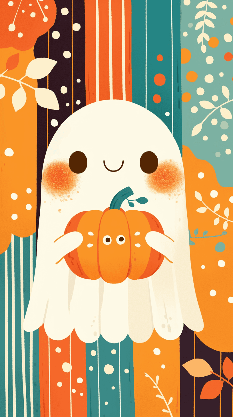 Halloween Ghost 815 original repeating artwork