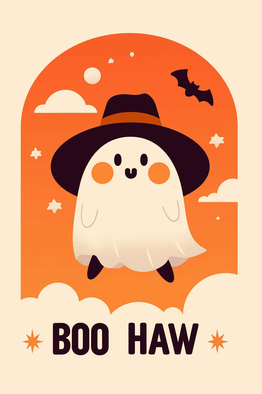 Halloween Ghost 459 original repeating artwork
