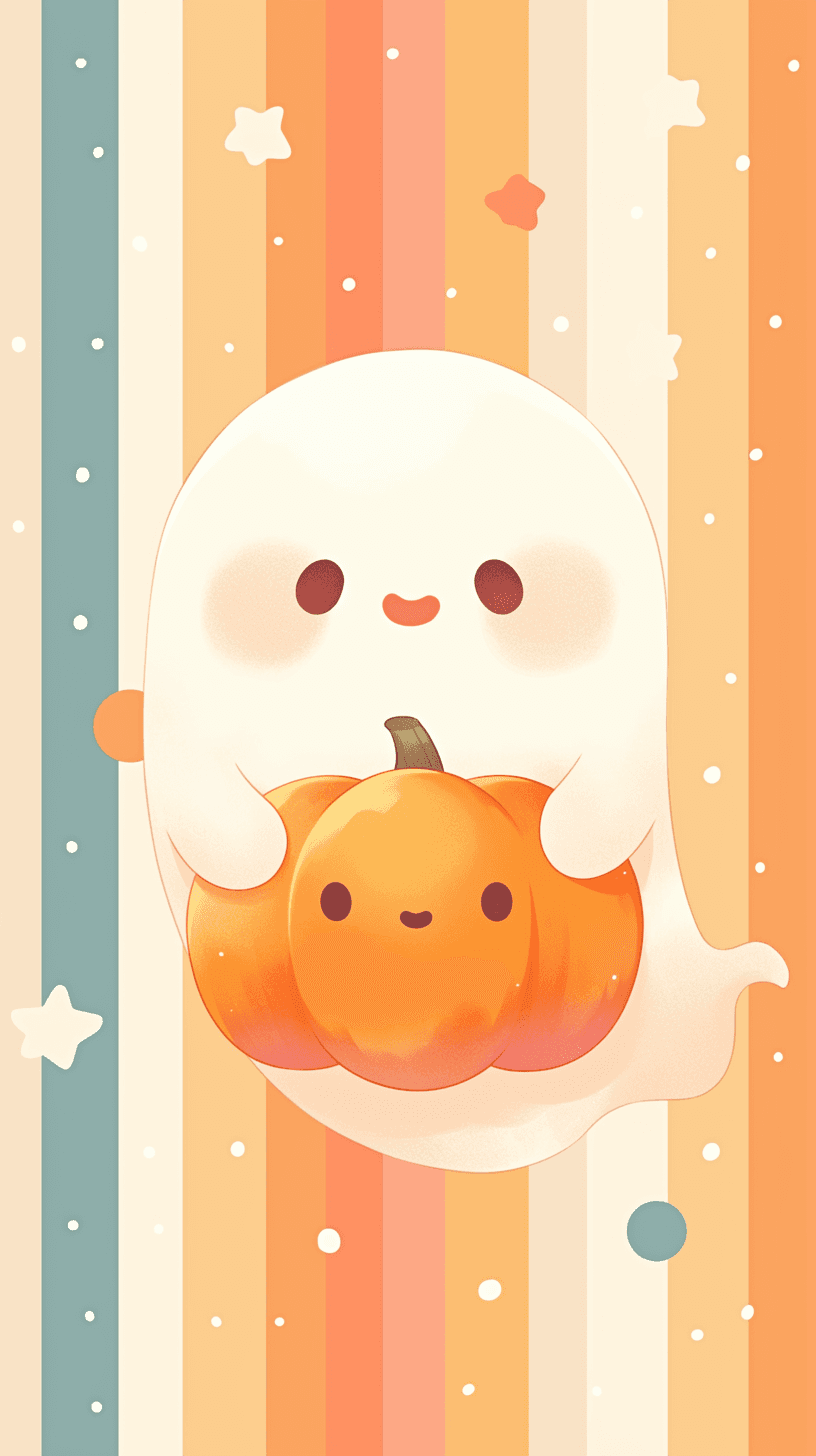 Halloween Ghost 814 original repeating artwork