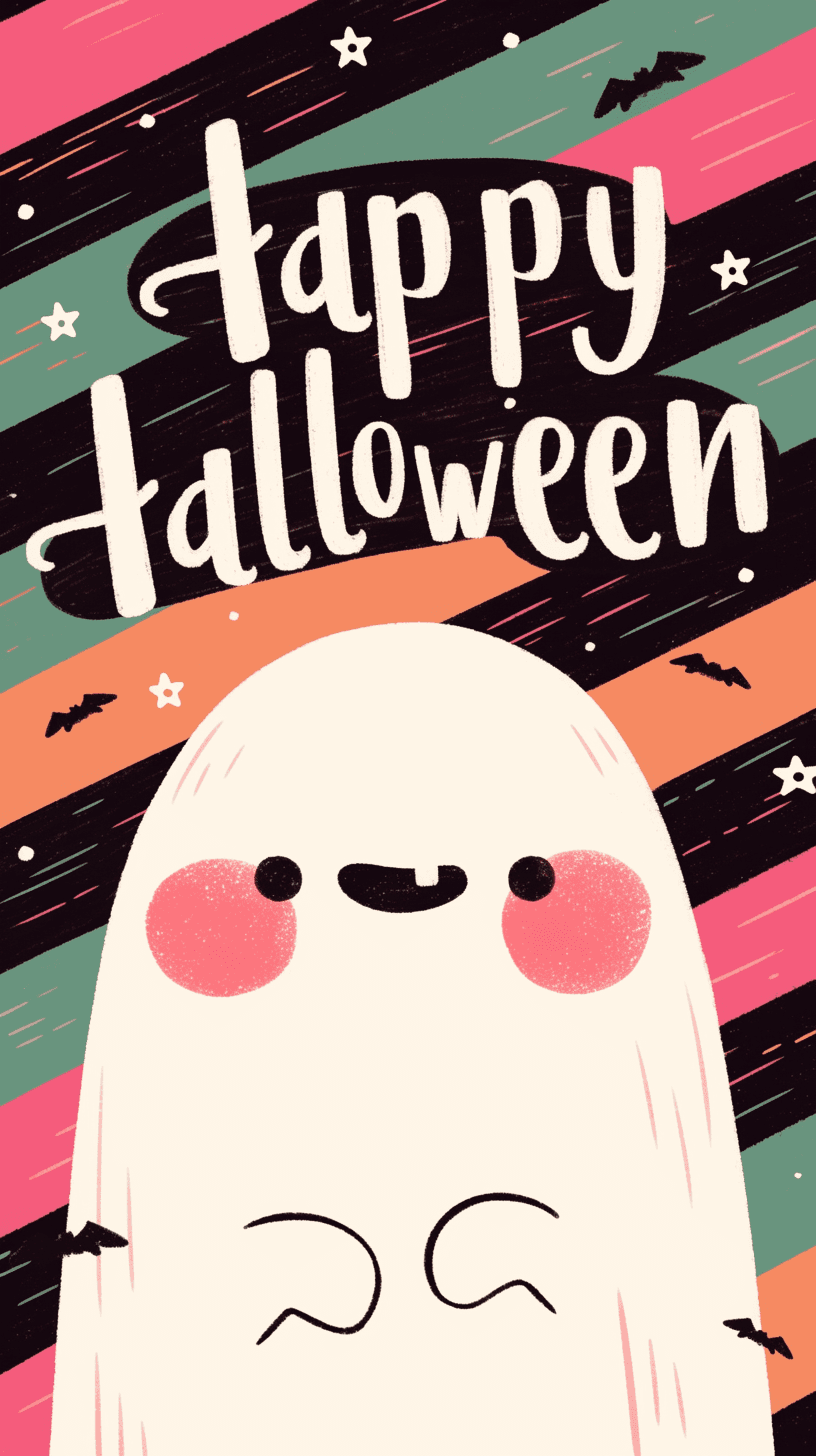 Halloween Ghost 369 original repeating artwork