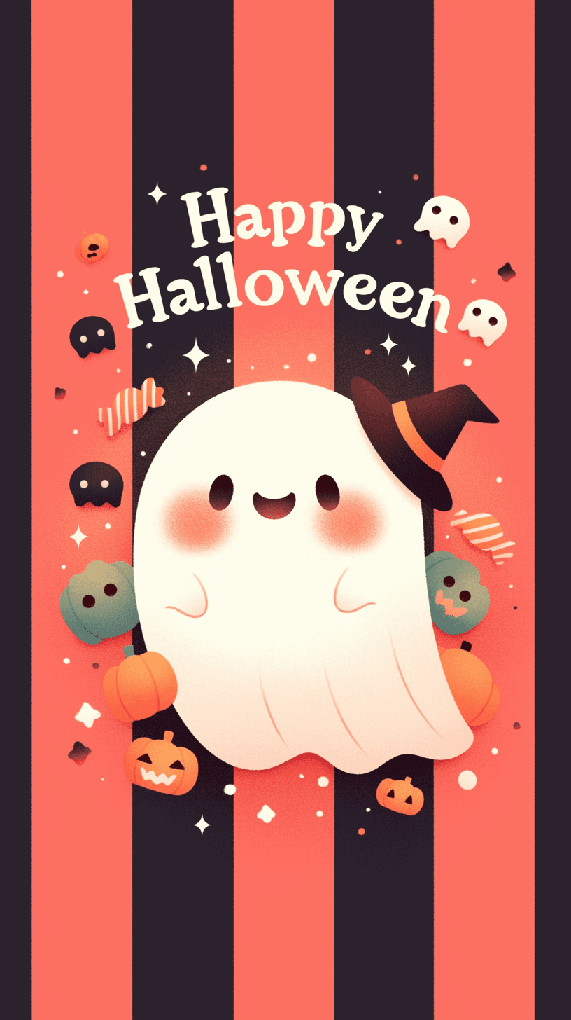 Halloween Ghost 768 original repeating artwork