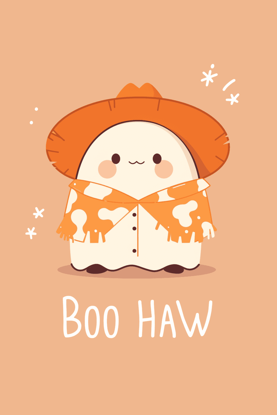 Halloween Ghost 501 original repeating artwork