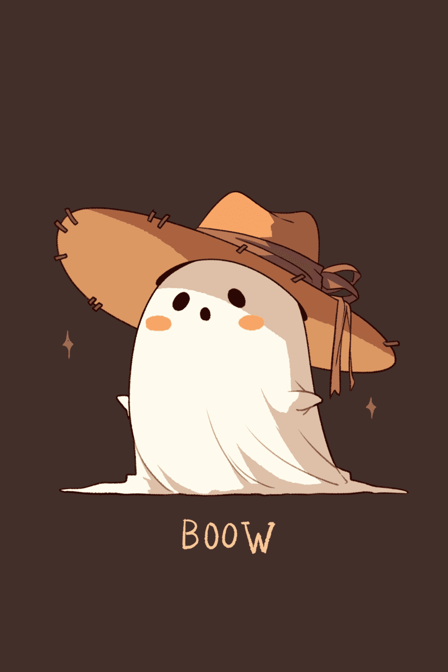 Halloween Ghost 767 original repeating artwork