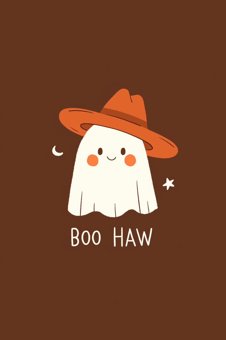 Halloween Ghost 1489 original repeating artwork
