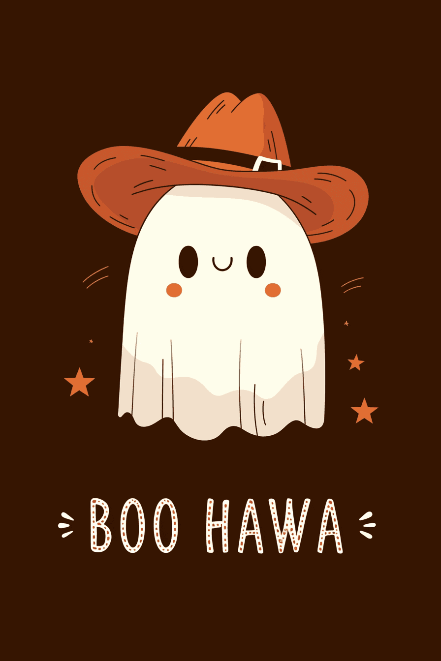 Halloween Ghost 420 original repeating artwork