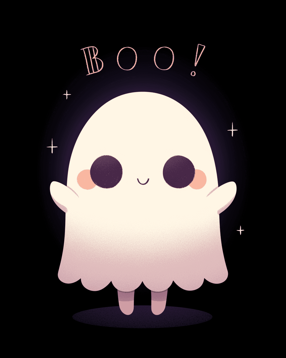 Halloween Ghost 568 original repeating artwork