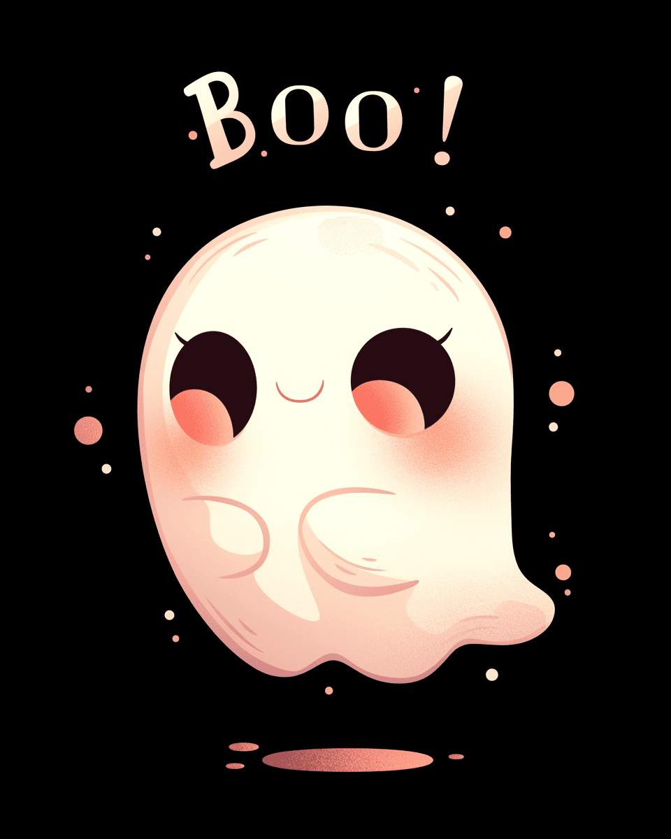 Halloween Ghost 1355 original repeating artwork