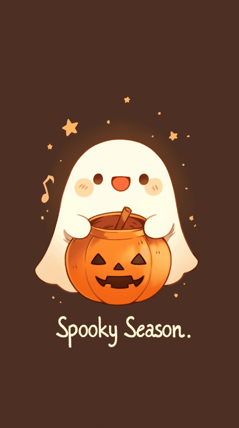 Halloween Ghost 1072 original repeating artwork