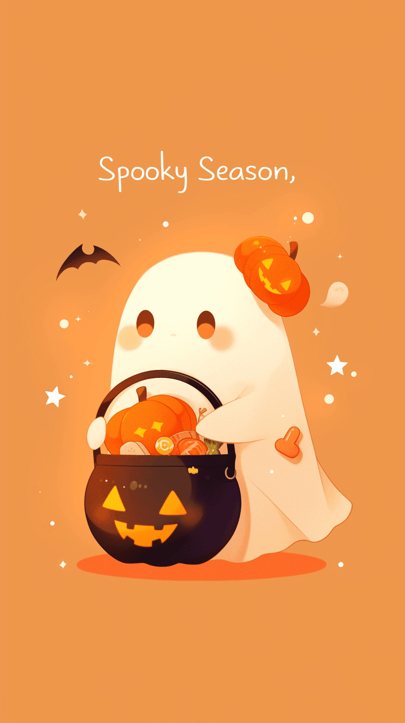 Halloween Ghost 1299 original repeating artwork