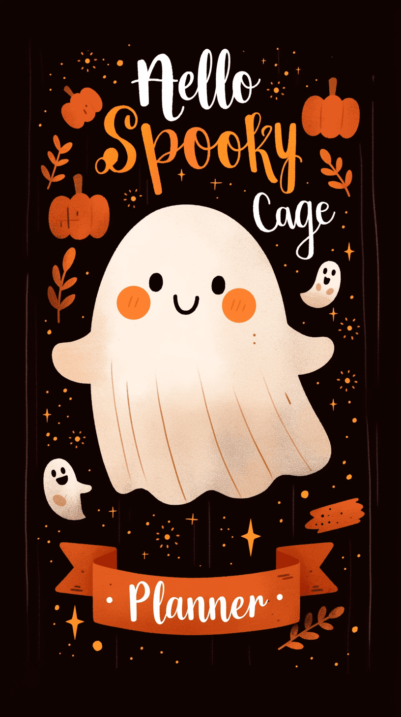 Halloween Ghost 384 original repeating artwork