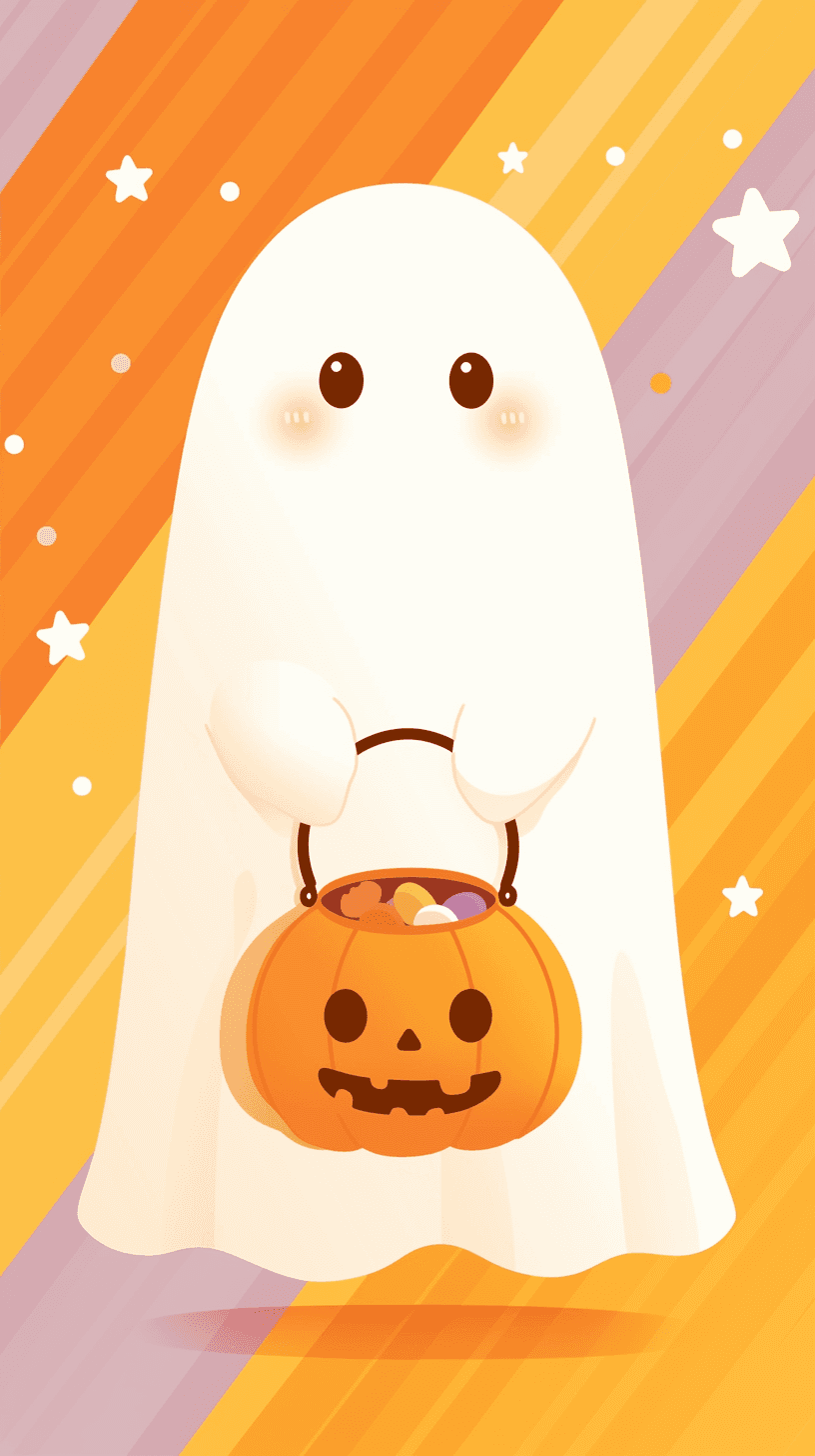 Halloween Ghost 242 original repeating artwork