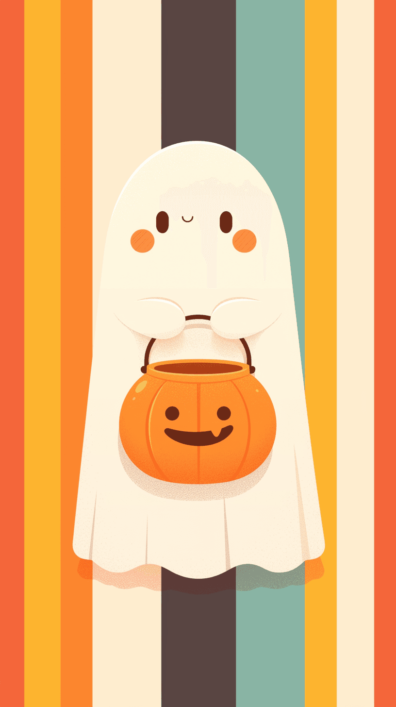 Halloween Ghost 296 original repeating artwork