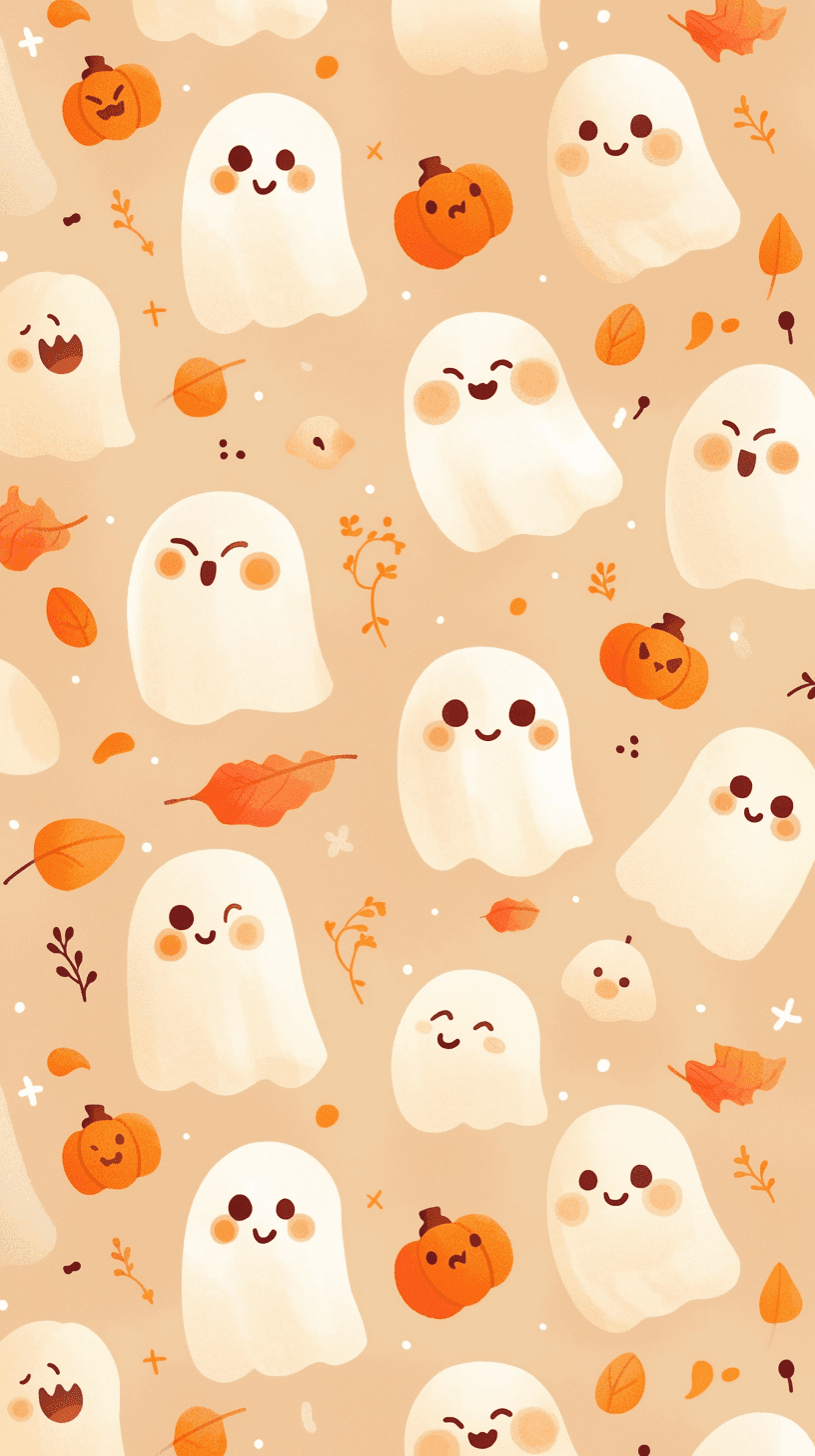 Halloween Ghost 1475 original repeating artwork