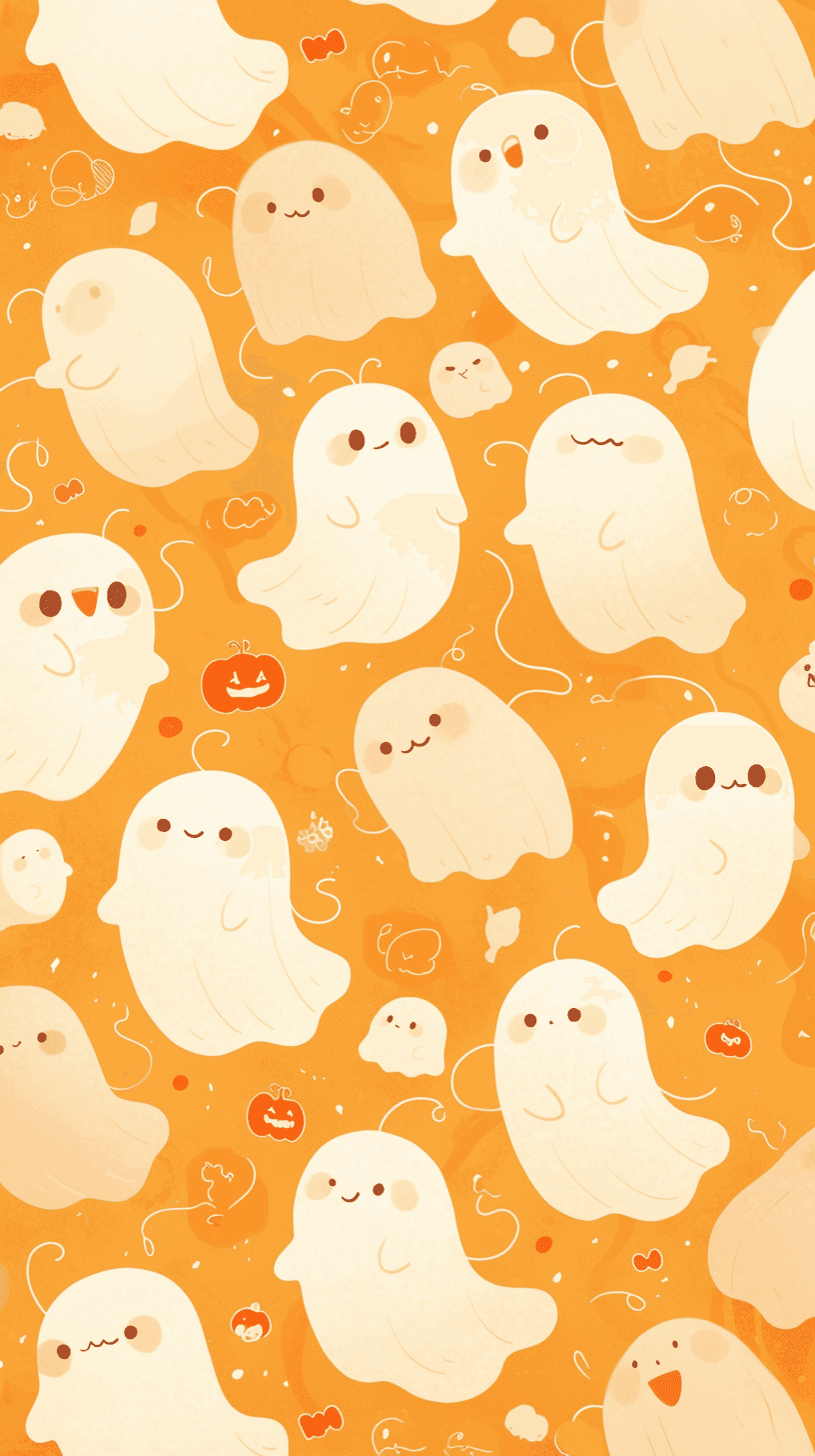 Halloween Ghost 1653 original repeating artwork